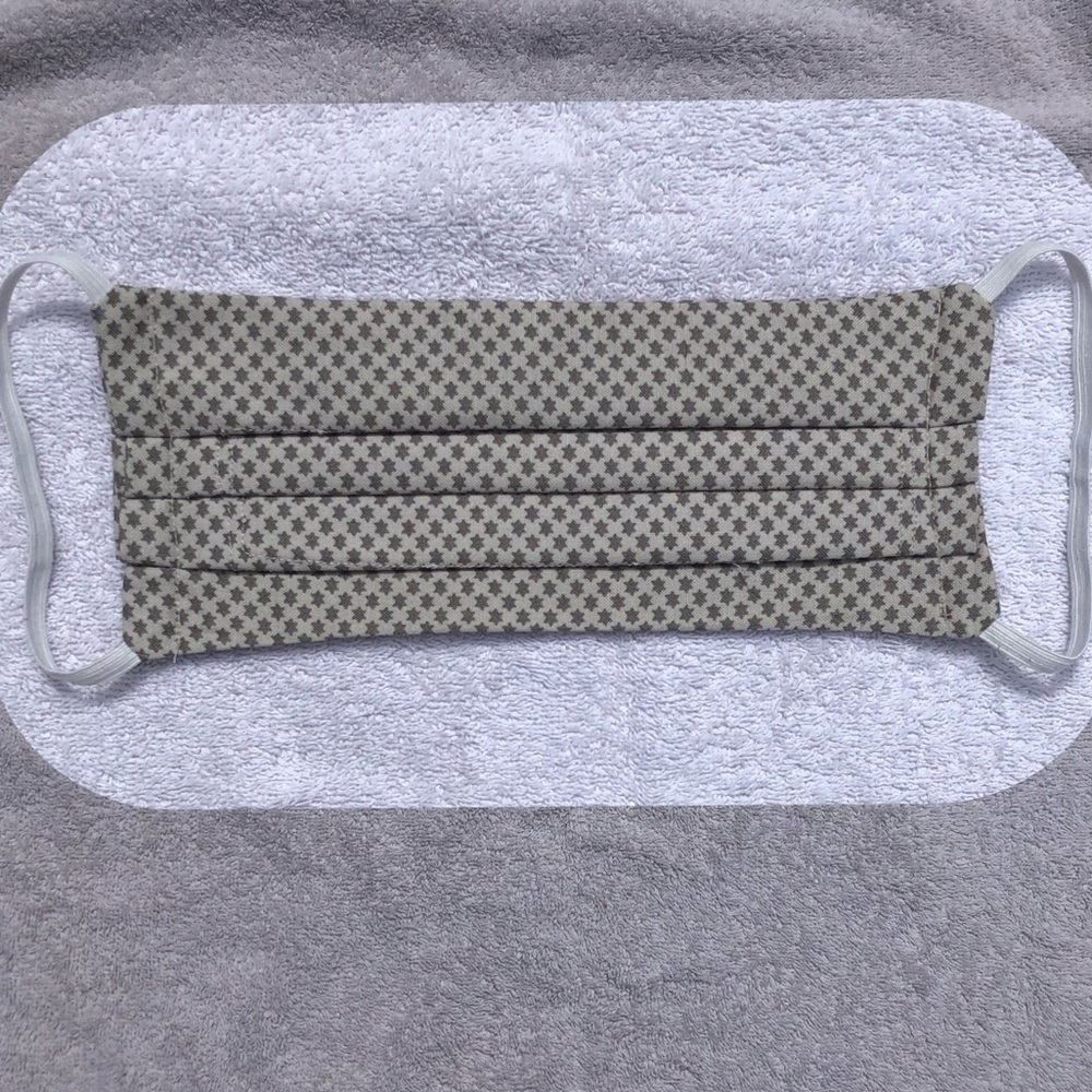 Khaki Stars Face Mask